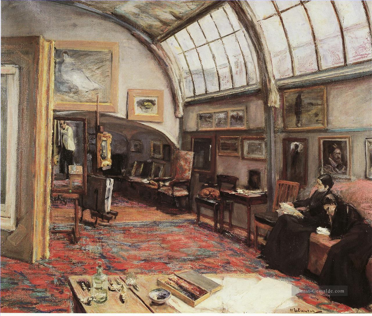 Das Atelier des Kunstlers Max Liebermann German Impressionism Ölgemälde